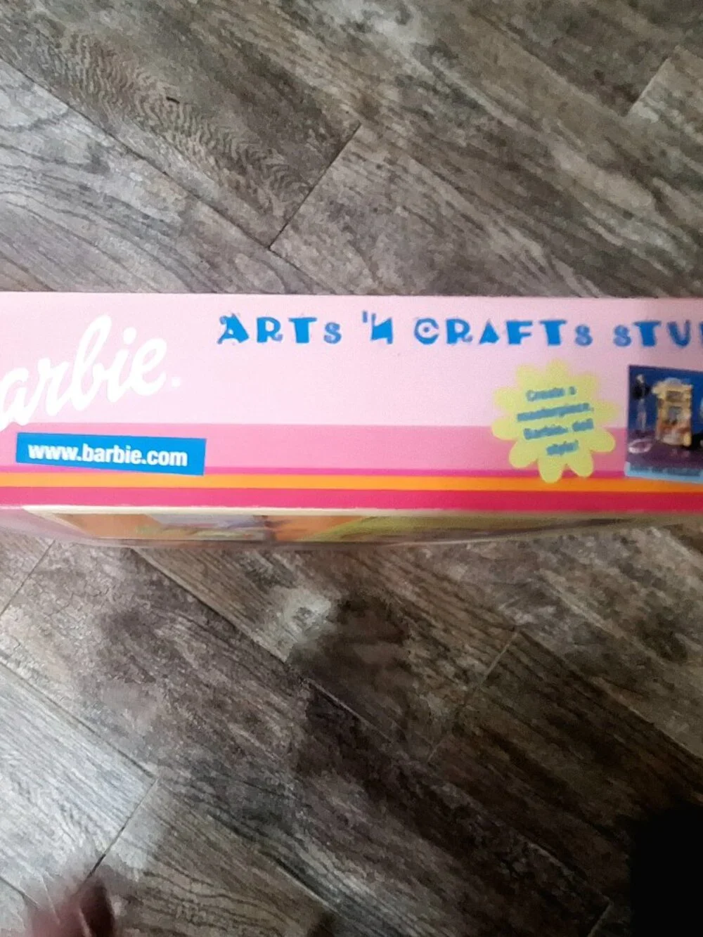 Vintage 1999 Mattel Barbie Arts 'N Crafts Studio Playset - Unopened